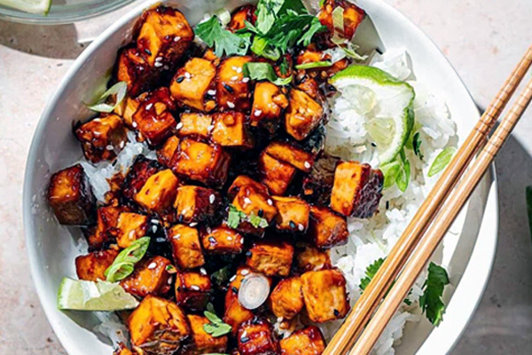 Sweet Soy Glazed Tofu